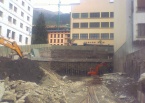 Excavació per a projecte d'aparcaments, locals comercials i vivendes, Enginyeria (Principat d'Andorra)