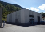 Deux entrepôts dans la station-service d'Encamp, Architecture (Principauté d'Andorre)