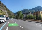 Desviación de Sant Julià de Lòria: Tramo entre Enlace E2 y el puente de conexión con la CG1, Ingeniería (Principado de Andorra)