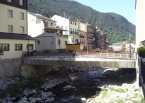 Pont sobre el Riu Valira de Orient, Zona Escoles Encamp, Enginyeria (Principat d'Andorra)