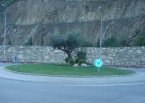 Rotonda de Gir a la C.G. núm. 1, Zona Frontera Espanyola, Ingénierie (Principauté d'Andorre)