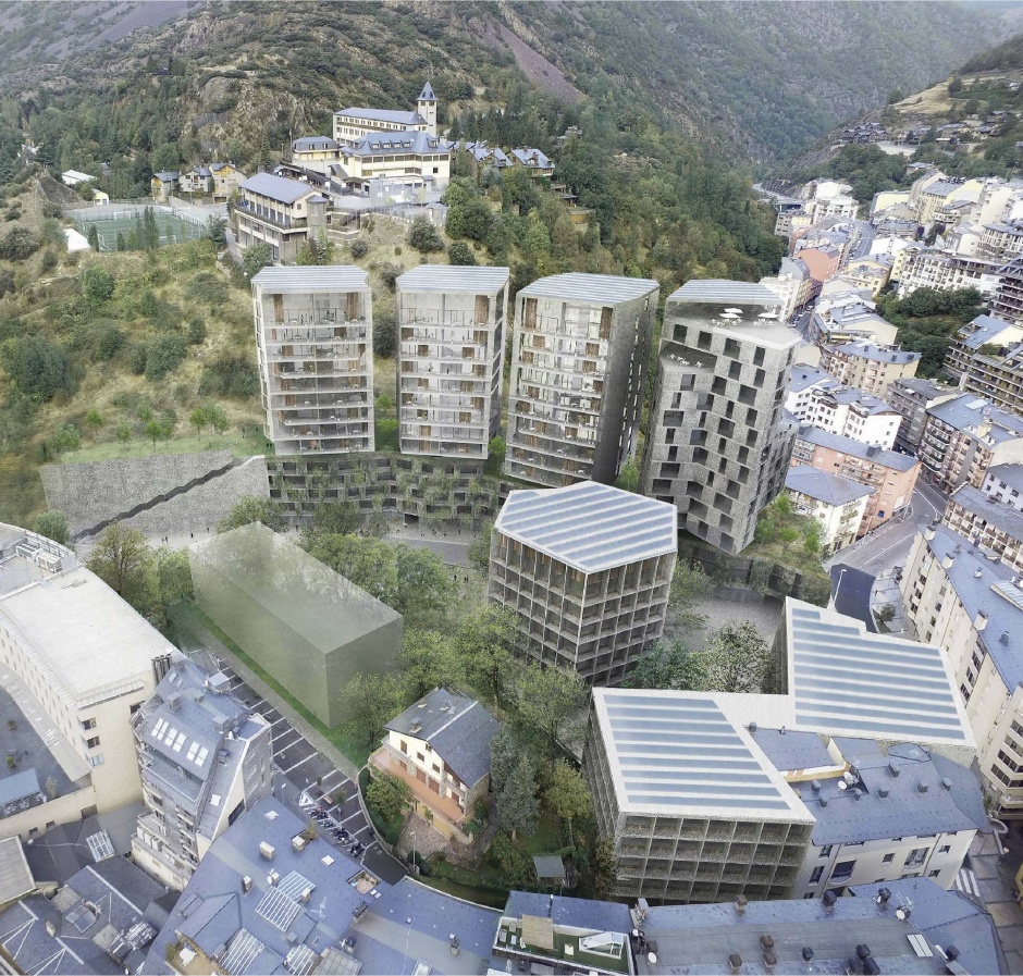 Urbanisation Falgueró, Architecture (Principauté d'Andorre)