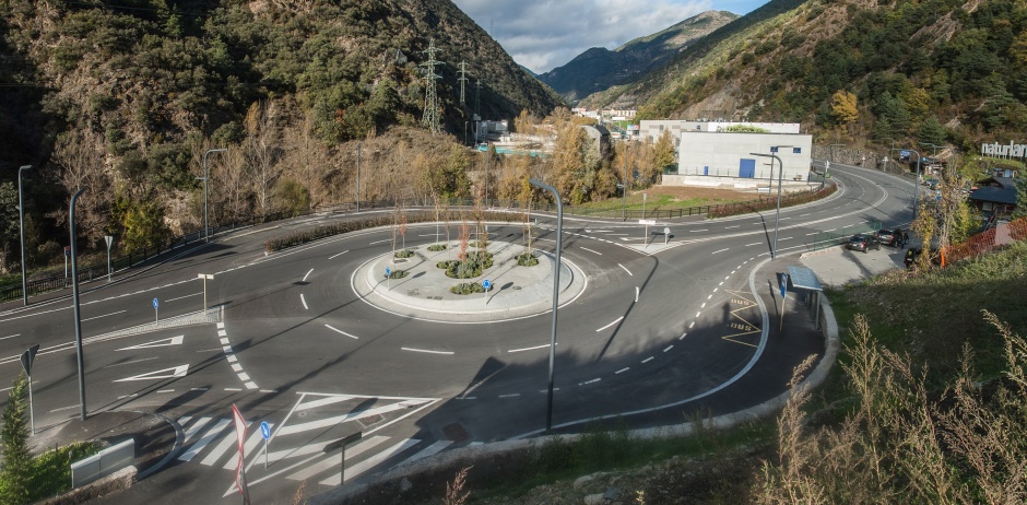 Ensanche y embellecimiento de la Carretera General 1, Ingeniería (Principado de Andorra)
