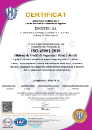ENGITEC Arquitectura Certificat Qualitat ISO 45001:2018