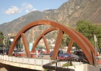 Pont sobre el Riu Valira de Orient, Zona del Parc de la Mola, Ingénierie (Principauté d'Andorre)