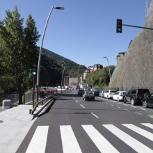 Desviació de Sant Julià de Lòria: Tram entre Enllaç E2 i el pont de connexió amb la CG1