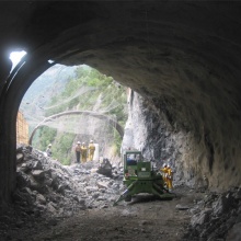 Tunnel élargissement du vieux Sant Antoni