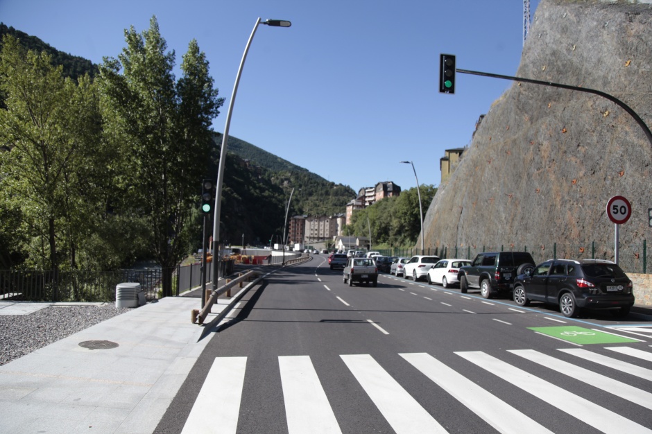 Déviation de Sant Julià de Lòria: section entre la liaison E2 et le pont de liaison avec la CG1, Ingénierie (Principauté d'Andorre)