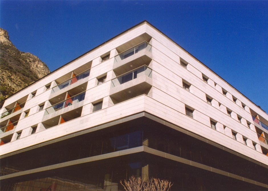 Residential and Commercial Building in the Plaza de la Germandat, Architecture (Principality of Andorra)