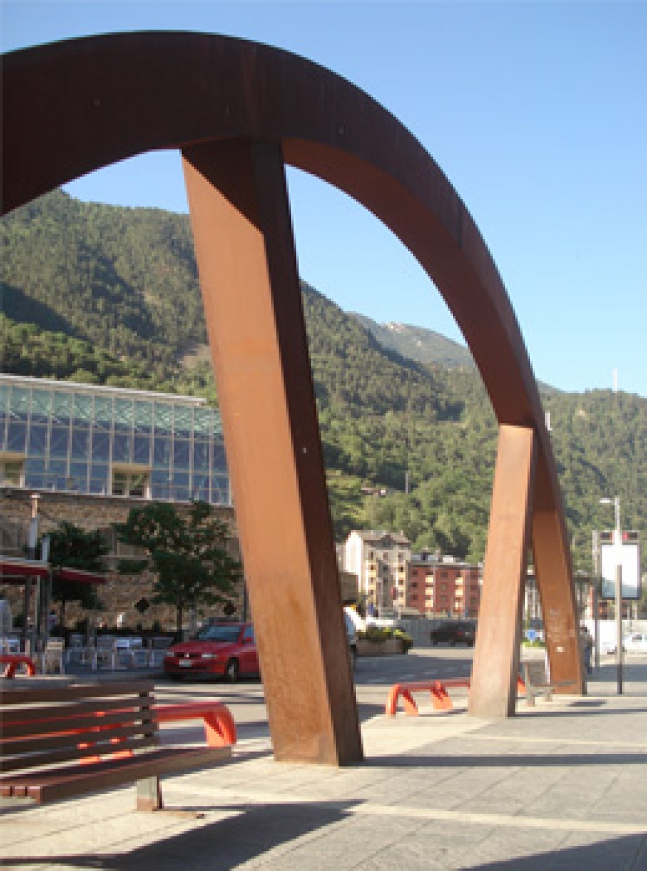 Pont sobre el Riu Valira de Orient, Zona del Parc de la Mola, Engineering (Principality of Andorra)